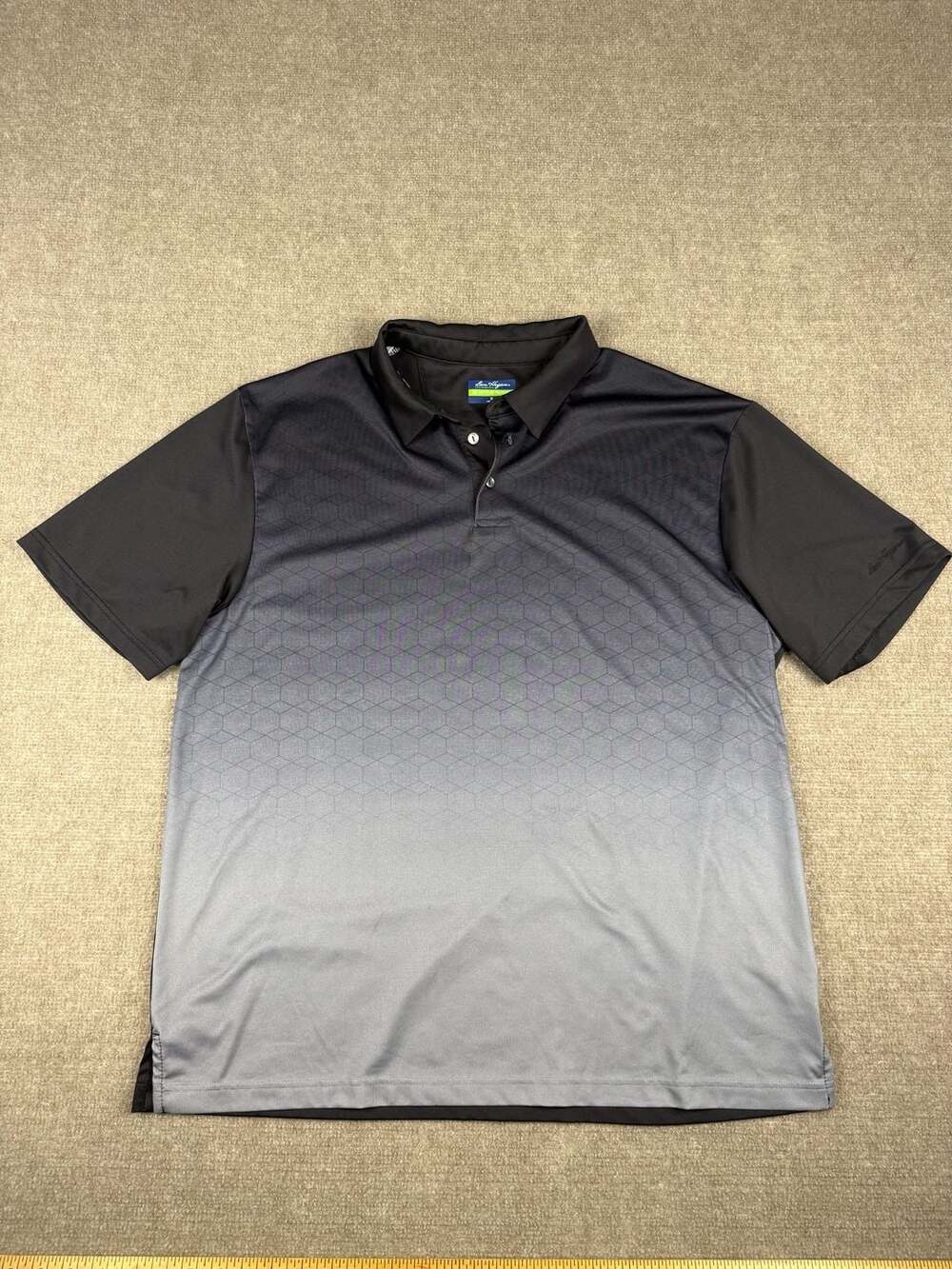 Ben Hogan Performance Men's Geometric Ombre Golf Polo Shirt